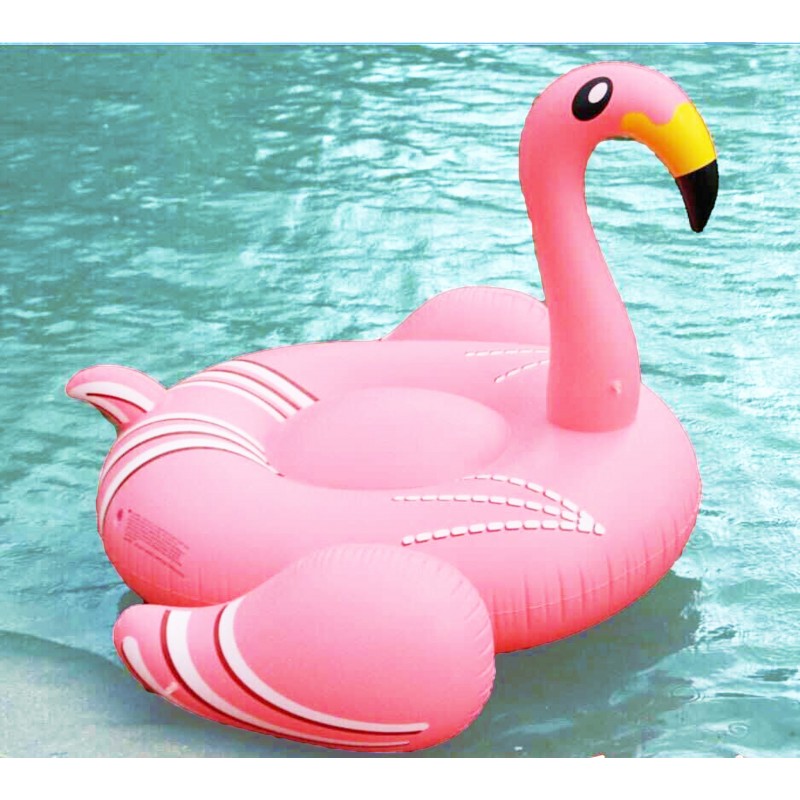 Playos - Bouée de natation - Flamingo - avec siège - Poignées - Dossier -  Rose 