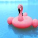 Fenicottero Rosa Chiaro galleggiante gigante gonfiabile piscina