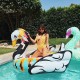 Cisne Multicolor Flotador gigante para piscina