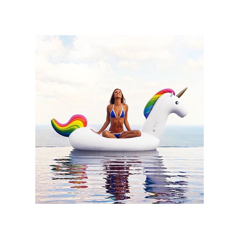 Altoparlante Illinois idiota Unicornio - Flotador gigante para piscina - Beach Toy