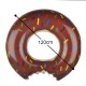 Flotador inflable de Donut de chocolate