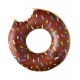 Donut chocolat bouée gonflable