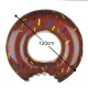Chocolate Donut inflatable pool float