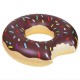 Flotador inflable de Donut de chocolate